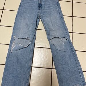Zara Light Blue Denim Jeans